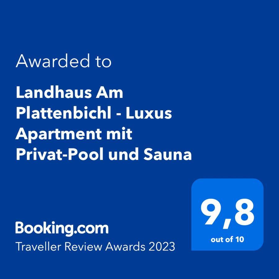 Landhaus Am Plattenbichl - Luxus Apartment Mit Privat-Pool Und Sauna - Im Sommer Bergbahn Inklusive Oberstdorf Luaran gambar