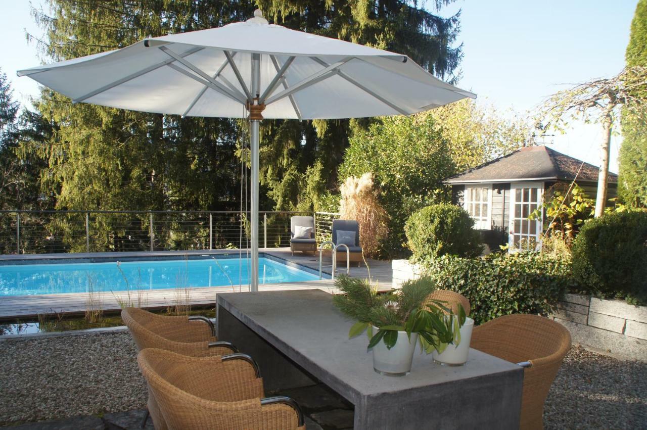 Landhaus Am Plattenbichl - Luxus Apartment Mit Privat-Pool Und Sauna - Im Sommer Bergbahn Inklusive Oberstdorf Luaran gambar